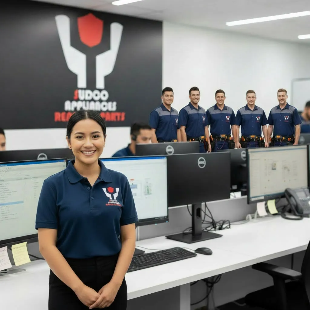 Sudco appliance repair technicians ready for a service call in Mississauga